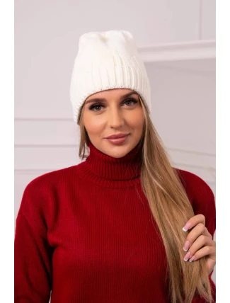 Dámska čiapka Irmina K333 ecru