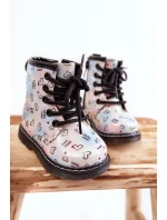 Dziecięce Botki Brokatowe We Wzory Wielokolorowe Reggie