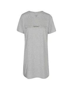 Dámska nočná košeľa QS6896E P7A šedá - Calvin Klein