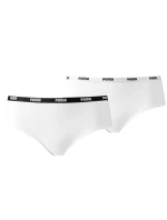 Dámske hipstery 2Pack 907852 04 White - Puma Dámske hipstery 2Pack 907852 04 White - Puma