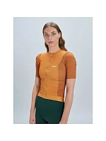 Cyklistické tričko POC W’s Cadence Jersey, hnedé