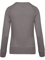Kariban K 481 Dámska mikina s raglánovými rukávmi z bio bavlny 20.K481 storm grey