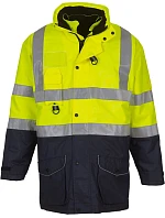 Yoko HVP 711 Hi-Vis 7-v-1 bunda 79.P711 hi vis žltá/námornícka modrá Yoko HVP 711 Hi-Vis 7-v-1 bunda 79.P711 hi vis žltá/námornícka modrá