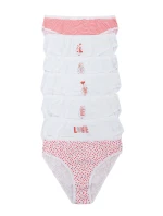 BR MT 11444 3 biele a červené spodky