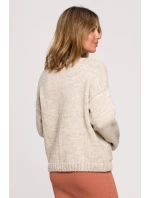 Dámsky Cardigan BK074 Beige - BeWear