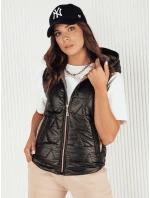 Dámska prešívaná vesta NICOLAS čierna FashionStreet TY4120 Dámska prešívaná vesta NICOLAS čierna FashionStreet TY4120