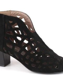 Semišové čižmy M.Daszynski W SAN32A black