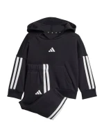 Detské tepláky adidas Essentials Joggers 3 Stripes Fleece Hoodie black JD6484 Detské tepláky adidas Essentials Joggers 3 Stripes Fleece Hoodie black JD6484