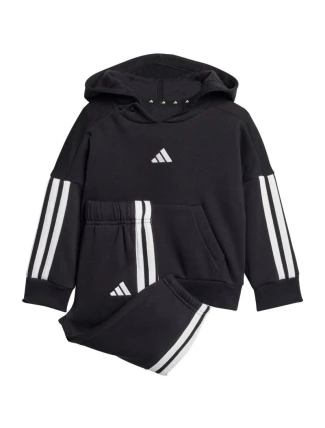 Detské tepláky adidas Essentials Joggers 3 Stripes Fleece Hoodie black JD6484 Detské tepláky adidas Essentials Joggers 3 Stripes Fleece Hoodie black JD6484