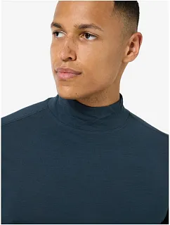 Longsleeve męski SUPER.NATURAL M TUNDRA175 TURTLENECK granatowy pánské