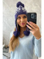 Dámske uši Balbina K381 tmavo fialové Dámske uši Balbina K381 tmavo fialové