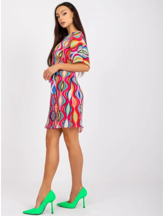 Šaty DHJ SK 9651.51 tmavo ružová