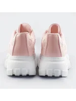 Ružové športové dámske topánky na platforme (S222) Ružové športové dámske topánky na platforme (S222)