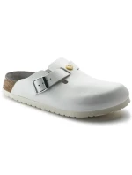 Birkenstock dámske žabky Boston ESD white natural leather medical narrow (0061378) dámske