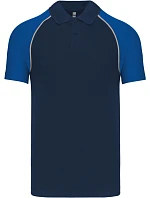 Kariban K 226 Baseballové polo tričko z piqué 20.K226 tmavomodrá/svetlosivá/kráľovská modrá Kariban K 226 Baseballové polo tričko z piqué 20.K226 tmavomodrá/svetlosivá/kráľovská modrá