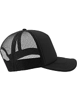 Atlantis Headwear Rapper-S 5-panelová truckerová čiapka 33.0262 čierna/čierna