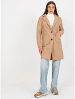 Dámsky kabát TW EN BI 7372.18 béžoý