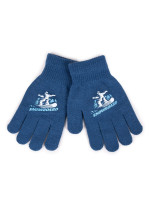Chlapčenské päťprsté rukavice Yoclub RED-0012C-AA5A-007 Blue