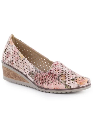 Dámske topánky na otvorenej platforme viacfarebné Potocki SZ12306