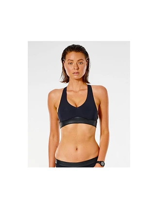 GORA-BIKINI RIP CURL Mirage Ultimate Crop - čierna GORA-BIKINI RIP CURL Mirage Ultimate Crop - čierna