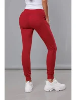 Tmavo červené teplákové nohavice (CK01-35) Tmavo červené teplákové nohavice (CK01-35)