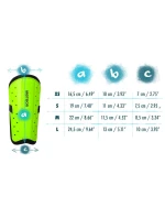 Futbalové chrániče holení Meteor M white