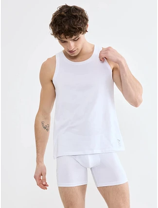 Pánske tielko SLG Base Tank Top White – biele – SLOGGI Pánske tielko SLG Base Tank Top White – biele – SLOGGI