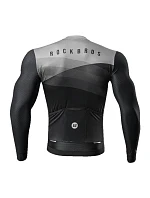 Cyklistický dres Rockbros 15120009003 s dlhým rukávom, jar/leto, veľkosť L – čierny Cyklistický dres Rockbros 15120009003 s dlhým rukávom, jar/leto, veľkosť L – čierny