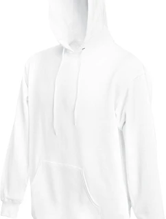 Fruit of the Loom Classic Hooded Sweat Mikina s kapucňou 16.2208 biela