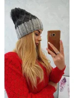 Milano fleecová čiapka K203 graphite+grey Milano fleecová čiapka K203 graphite+grey