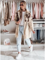 Dámska prechodná bunda parka FERIPARKA tmavo béžová FashionStreet TY4876 Dámska prechodná bunda parka FERIPARKA tmavo béžová FashionStreet TY4876
