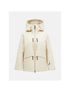 Bunda PEAK PERFORMANCE W Whitelight APX Jacket v pieskovej farbe