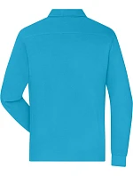 Daiber JN 1842 Pánske pracovné polo s dlhým rukávom z piké 02.1842 tyrkysové Daiber JN 1842 Pánske pracovné polo s dlhým rukávom z piké 02.1842 tyrkysové