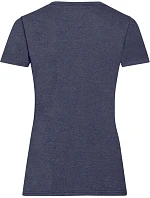 Fruit of the Loom Lady-Fit Valueweight T Dámske tričko 16.1372 vintage heather navy Fruit of the Loom Lady-Fit Valueweight T Dámske tričko 16.1372 vintage heather navy