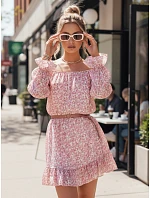 Španielske šaty KERVEN pink FashionStreet EY2469 Španielske šaty KERVEN pink FashionStreet EY2469