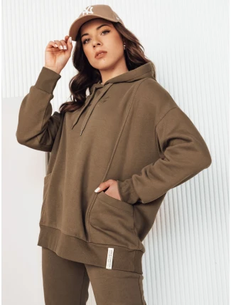 Dámska mikina ALIEENS hnedá FashionStreet BY1278