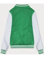 Dámska vysokoškolská mikina zelená (AMG-57)