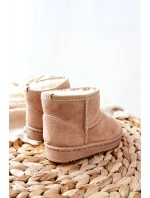 Detské teplé snežnice Suede Beige Gooby