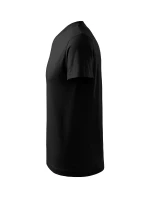 Tričko s výstrihom do V unisex čierne