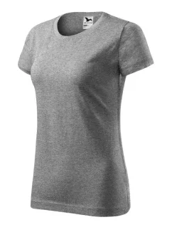 Základné tričko dámske tmavosivé