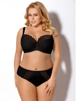 Dámska podprsenka Blanca K357 Black - Gorsenia