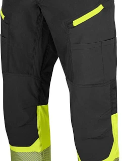 ProJob 6528 Waistpants Stretch (44–60) Elastické bezpečnostné nohavice 64.528M žlté/čierne