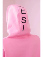 Bavlnená súprava s potlačou svetloružovej farby