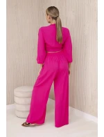 Viskózová súprava, spodná blúzka + nohavice ružová Viskózová súprava, spodná blúzka + nohavice ružová