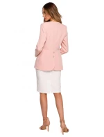Dámska bunda M665 powder pink - Moe