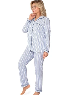 Pyžamo Martel 224 Ewa III dĺžka/r M-2XL rozopnuté