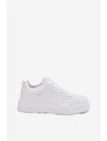 Sneakersy Damskie Na Platformie Big Star SS274590 HI-POLY SYSTEM Białe