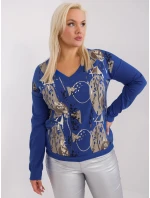 Blúzka RV BZ 9246.13 kobaltovo modrá