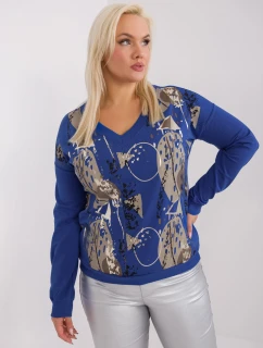 Blúzka RV BZ 9246.13 kobaltovo modrá
