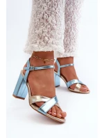 Sandále na podpätku model 198681 Krok vo veľkom štýle